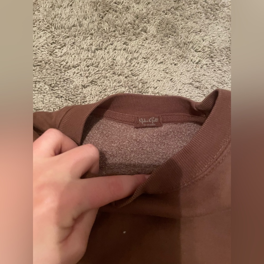 Brown John galt crewneck